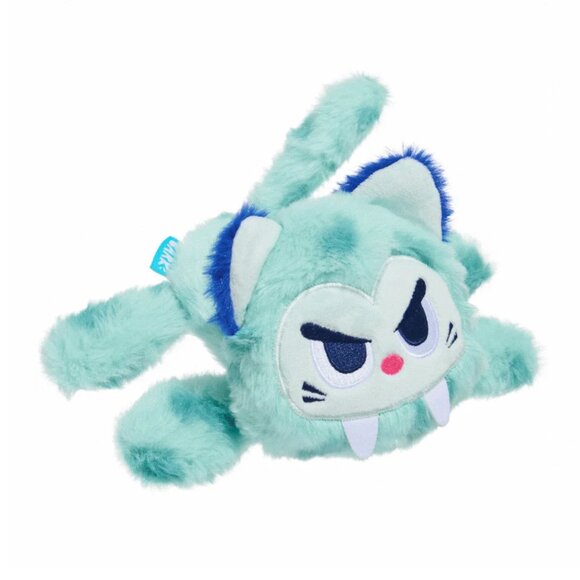 NWT Bark Box SLOBBERTOOTH TIGER Plush Dog Toy, Blue, Size M/L 20+ lbs. Dogs - Picture 3 of 16